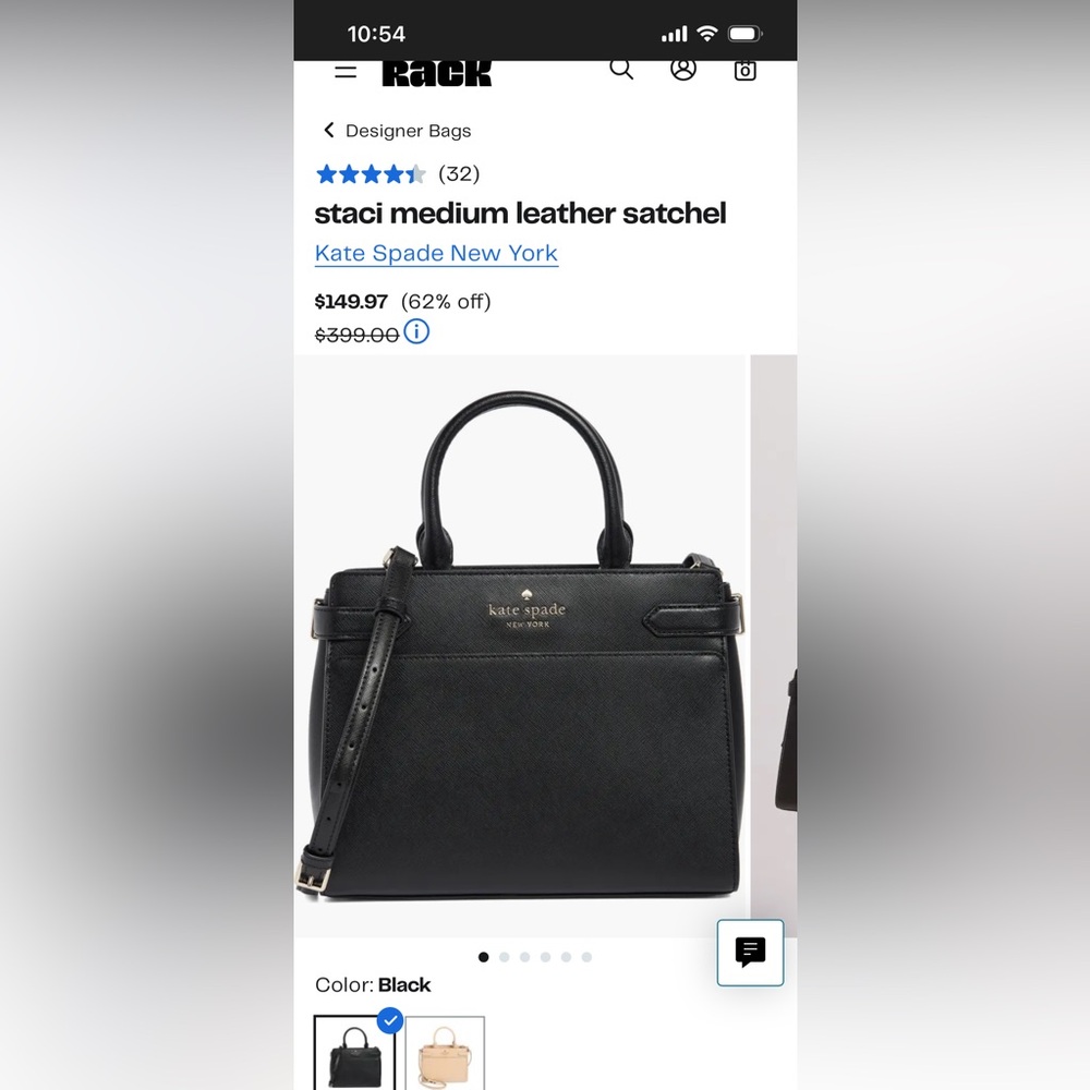 Kate Spade Black Leather Purse - Picture 7 of 7